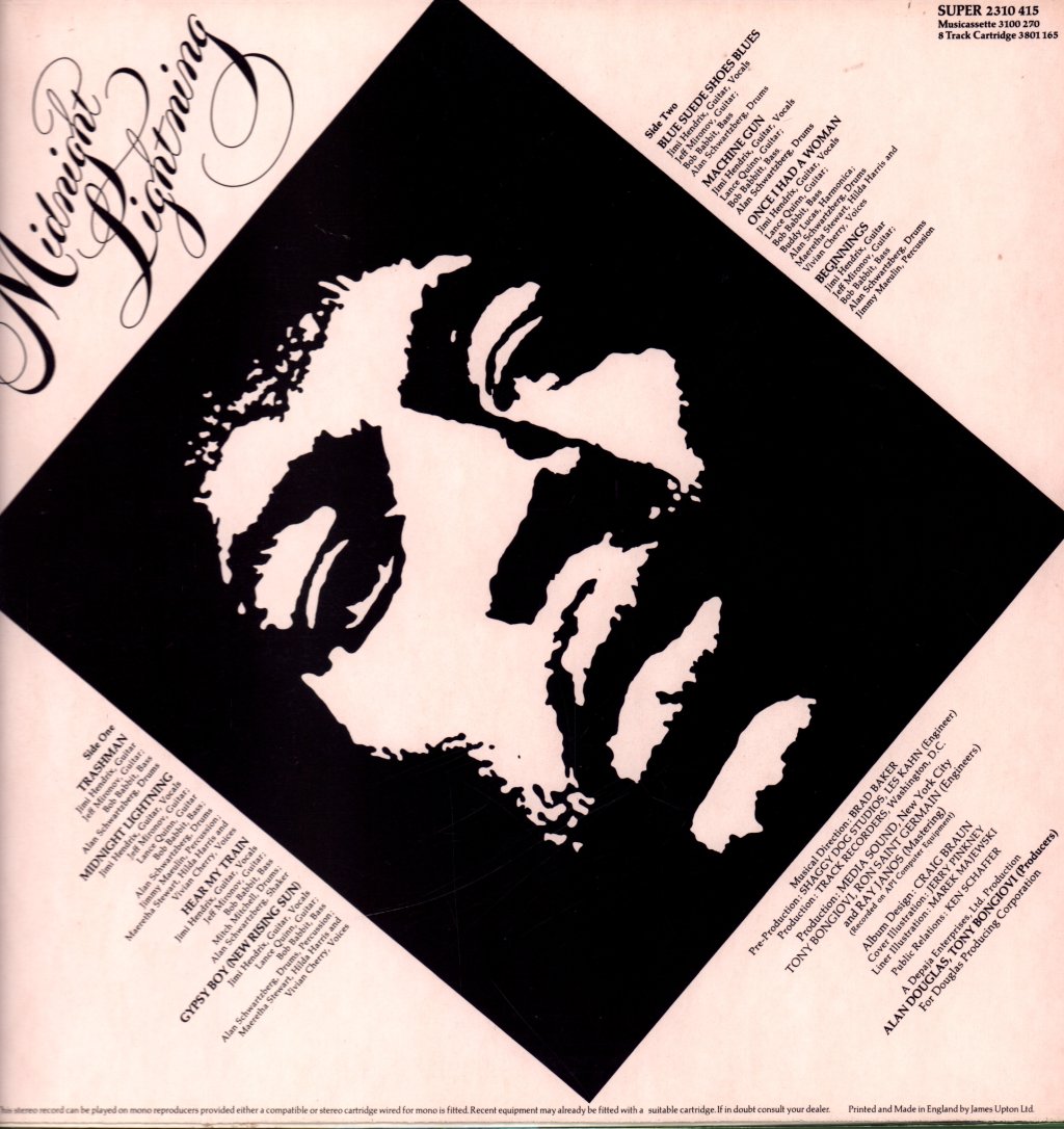 Jimi Hendrix - Midnight Lightning - Lp