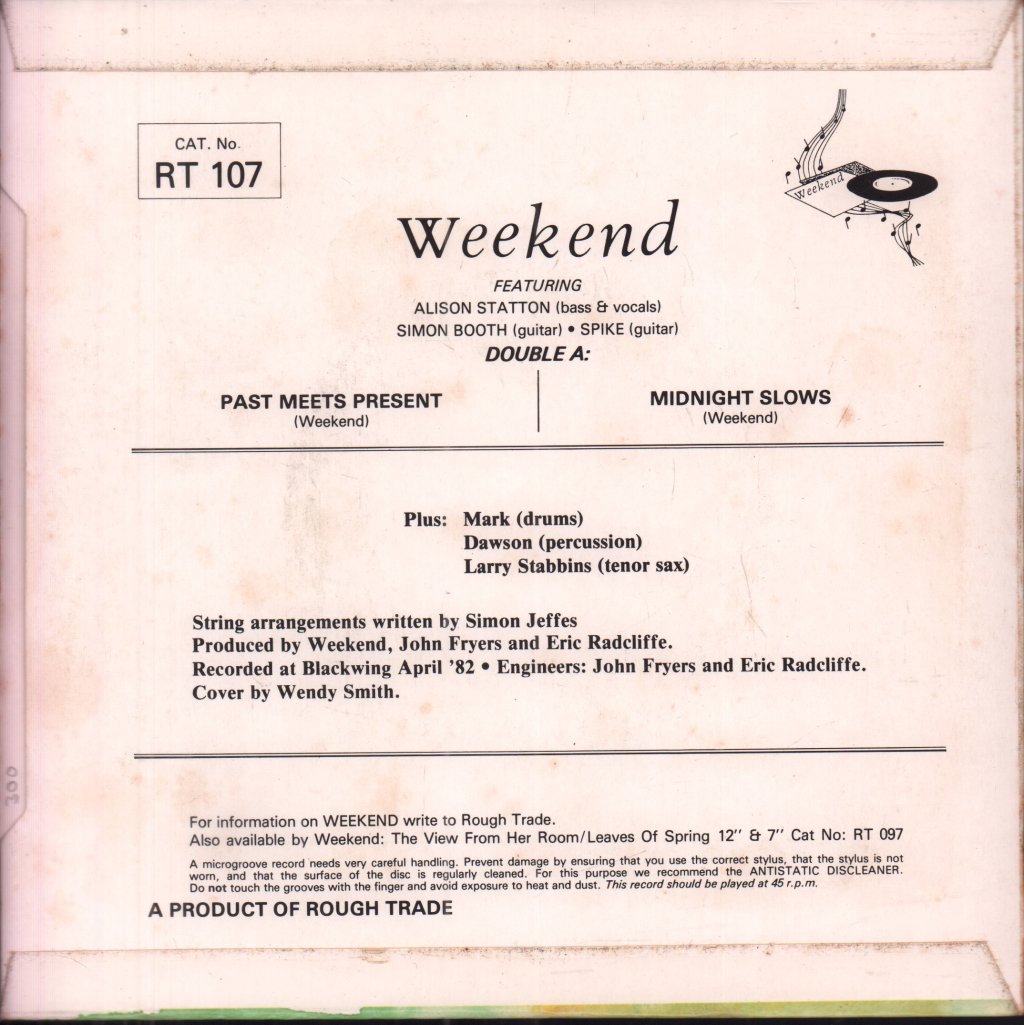 Weekend - Past Meets Present - 7 Inch