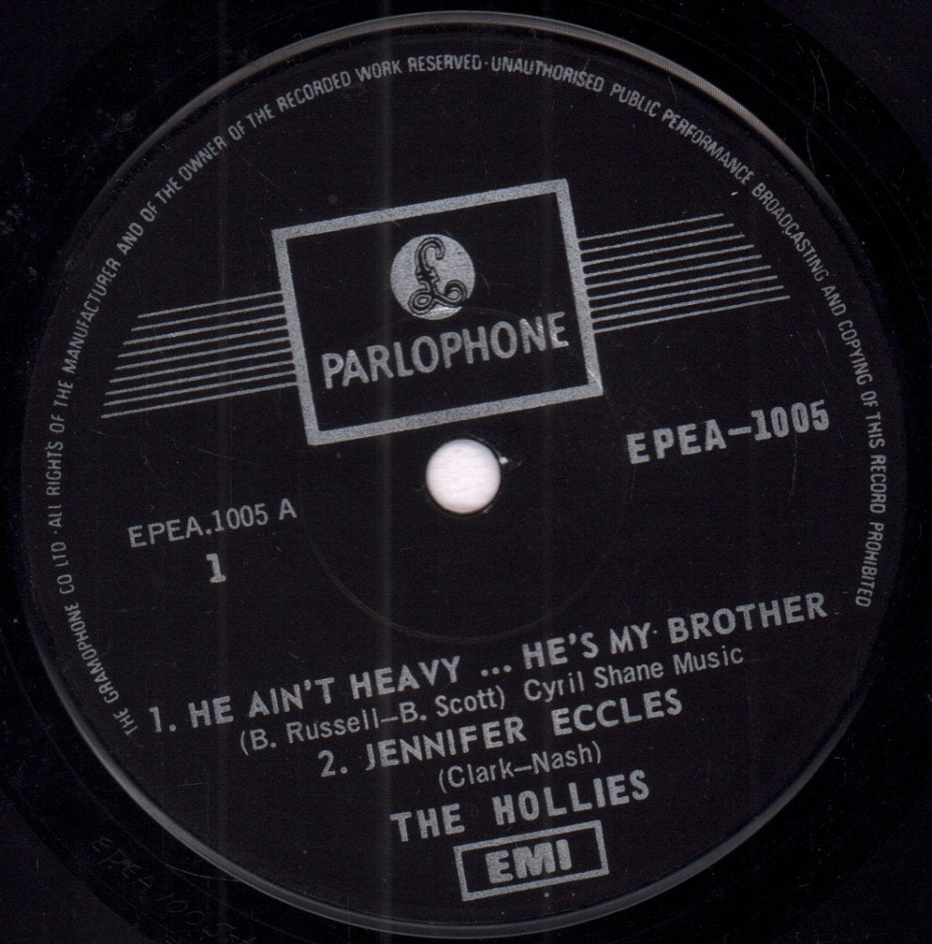 Hollies - He Ain't Heavy ... He's My Brother - 7 Inch