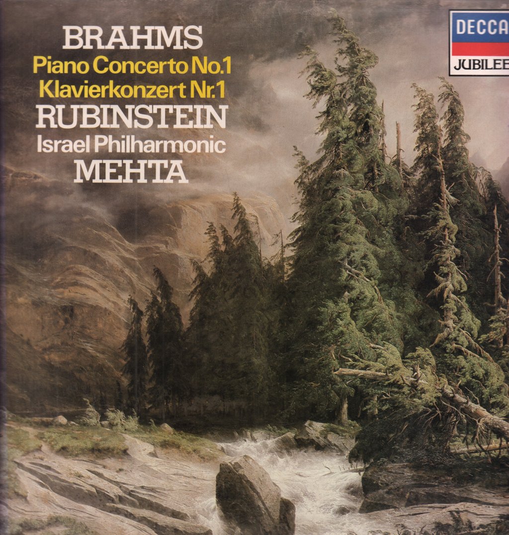 Arthur Rubinstein - brahms Piano Concerto No.1 / Klavierkonzert Nr. 1 - Lp