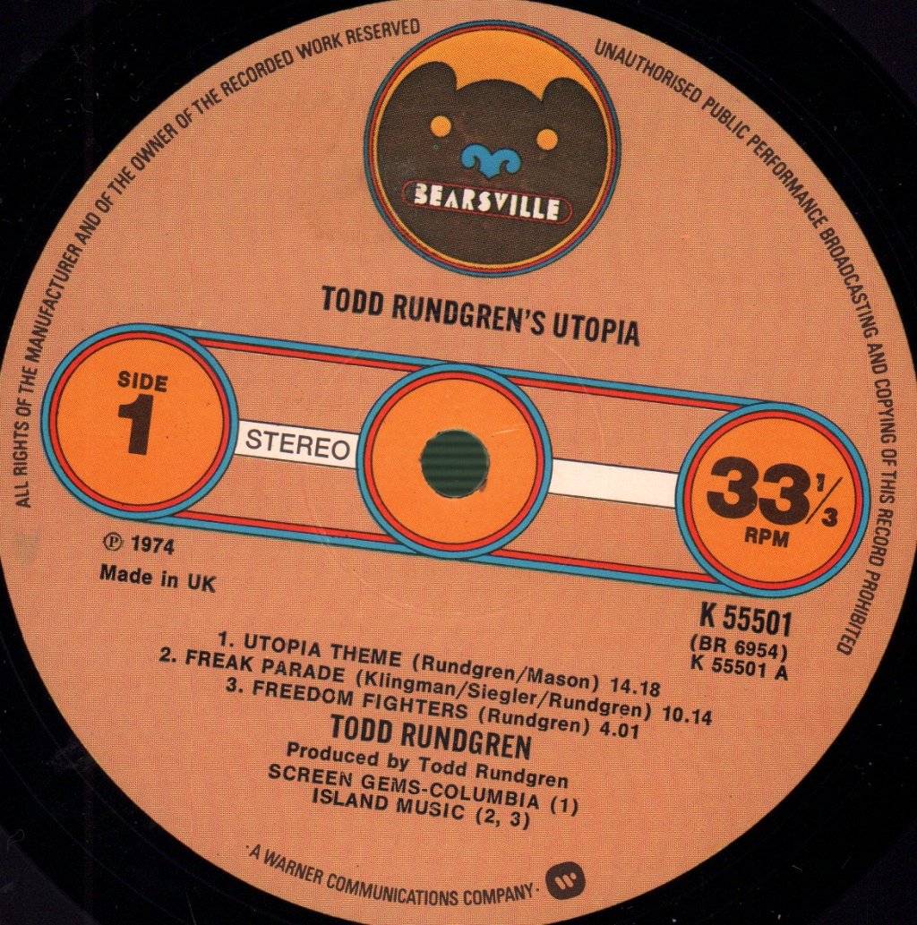 Todd Rundgren - Utopia - Lp
