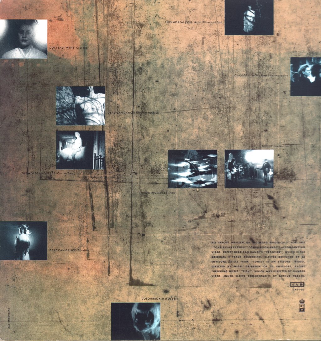 Various Artists - Lonely Is An Eyesore - Lp