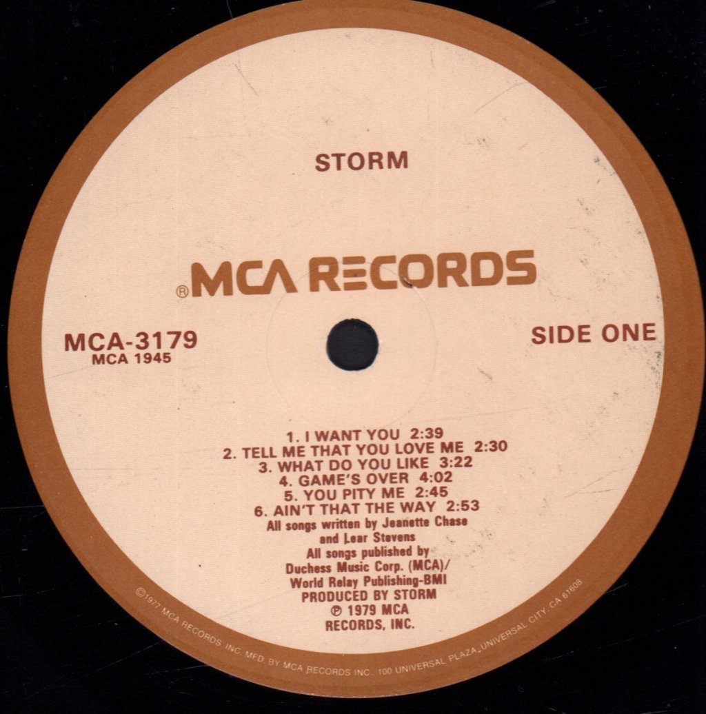Storm (Aor/Rock Group) - Storm - Lp