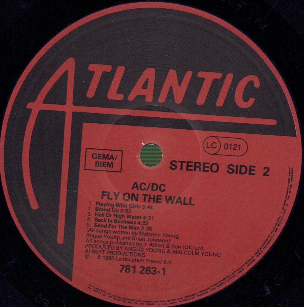 AC/DC - Fly On The Wall - Lp