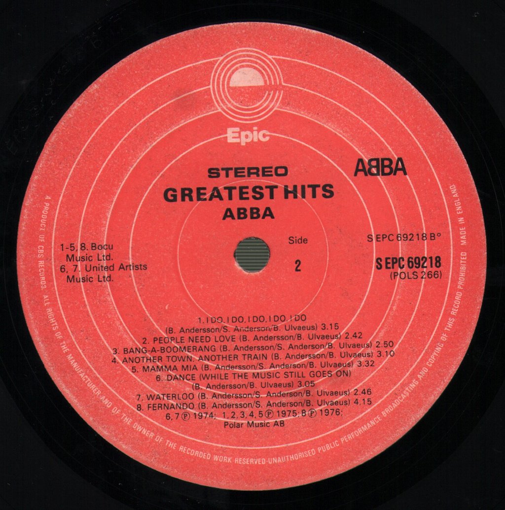 ABBA - Greatest Hits - Lp