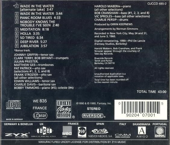 Johnny Griffin Orchestra - Big Soul-Band - Cd