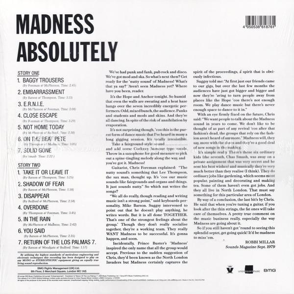 Madness - Absolutely - Lp