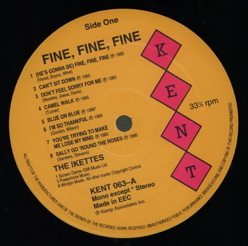 Ikettes - Fine Fine Fine - Lp