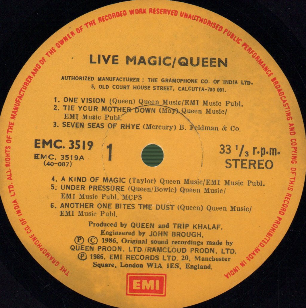 Queen - Live Magic - Lp