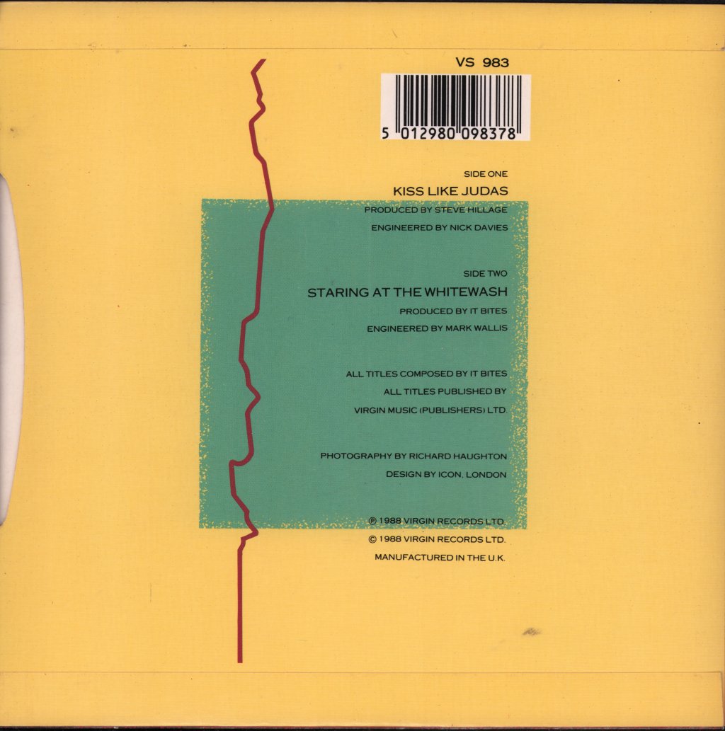 It Bites - Kiss Like Judas - 7 Inch