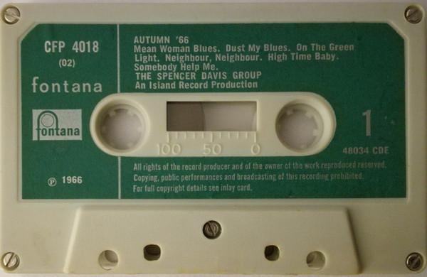 Spencer Davis Group - Autumn '66 - Cassette
