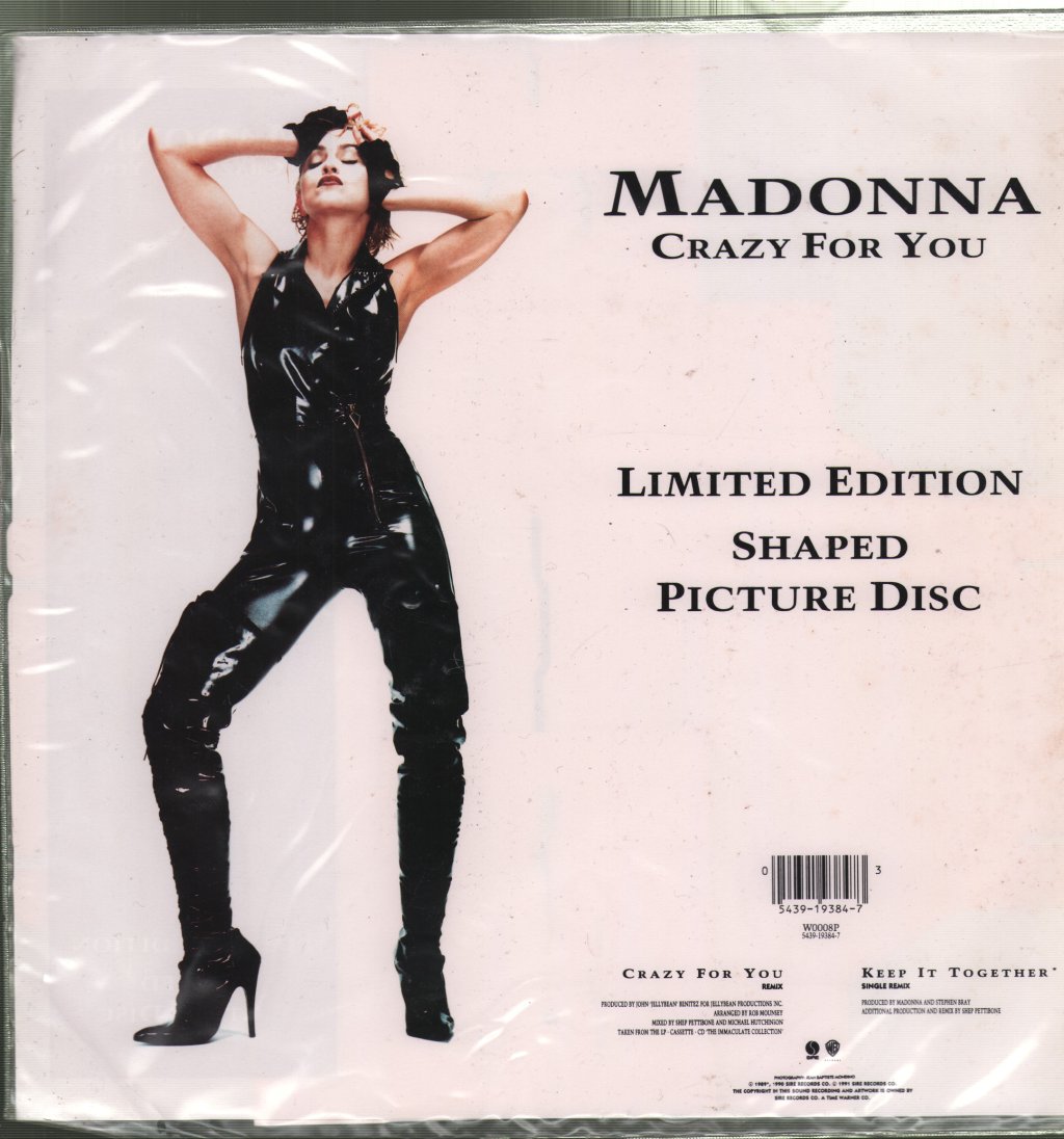 Madonna - Crazy For You - 7 Inch