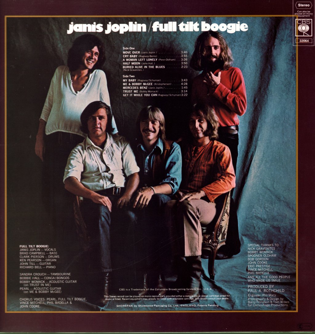 Janis Joplin - Pearl - Lp