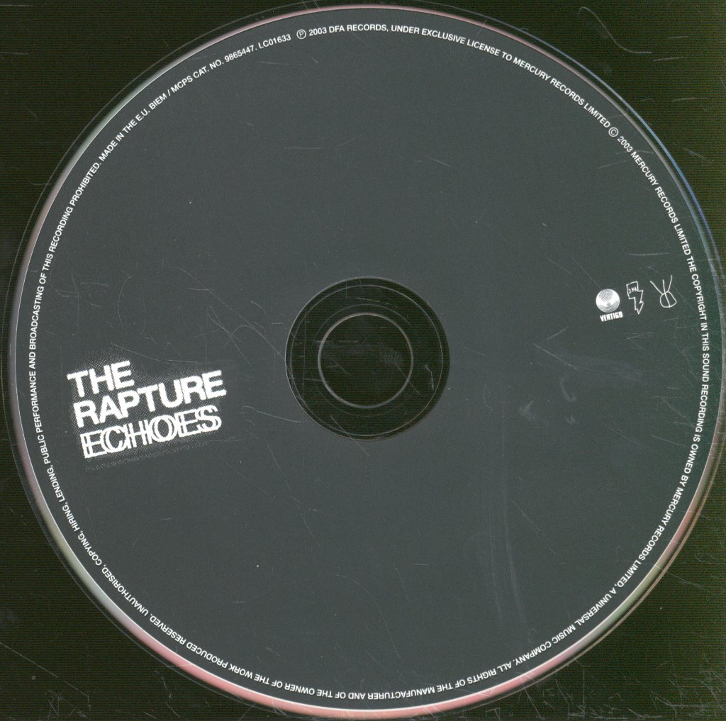 Rapture - Echoes - Cd