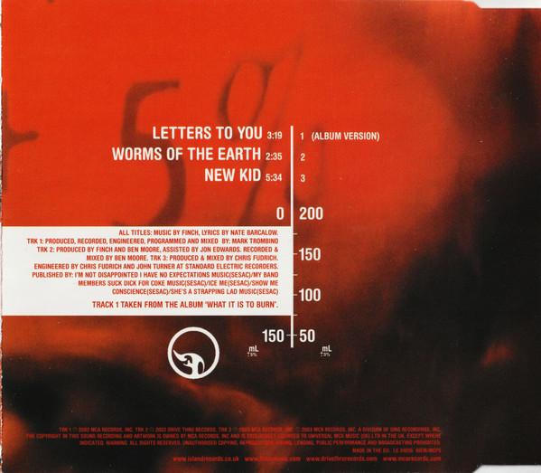 Finch - Letters To You - Cd
