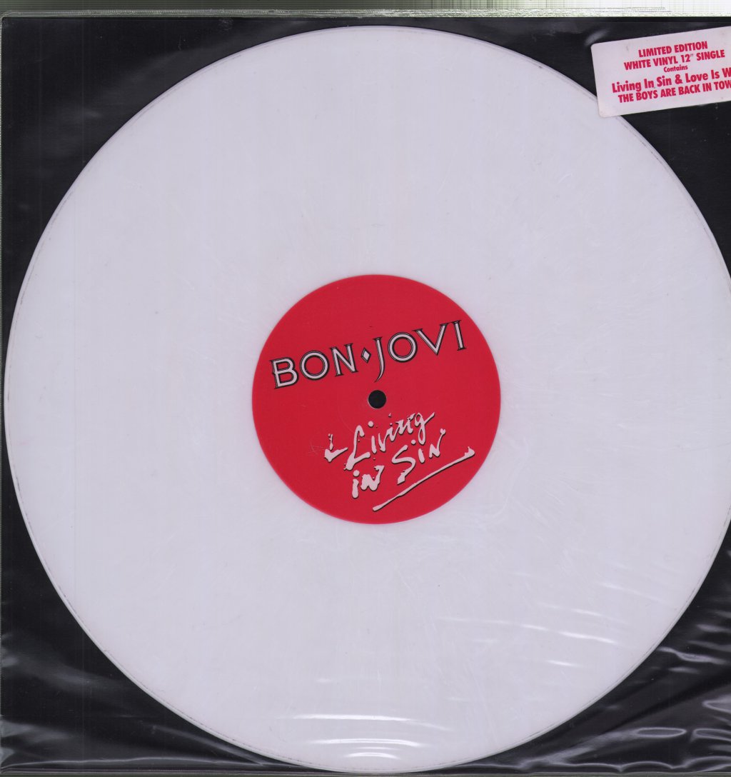 Bon Jovi - Living In Sin - 12 Inch