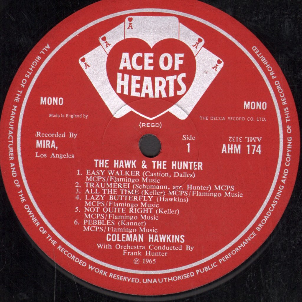 Coleman Hawkins - Hawk And The Hunter - Lp