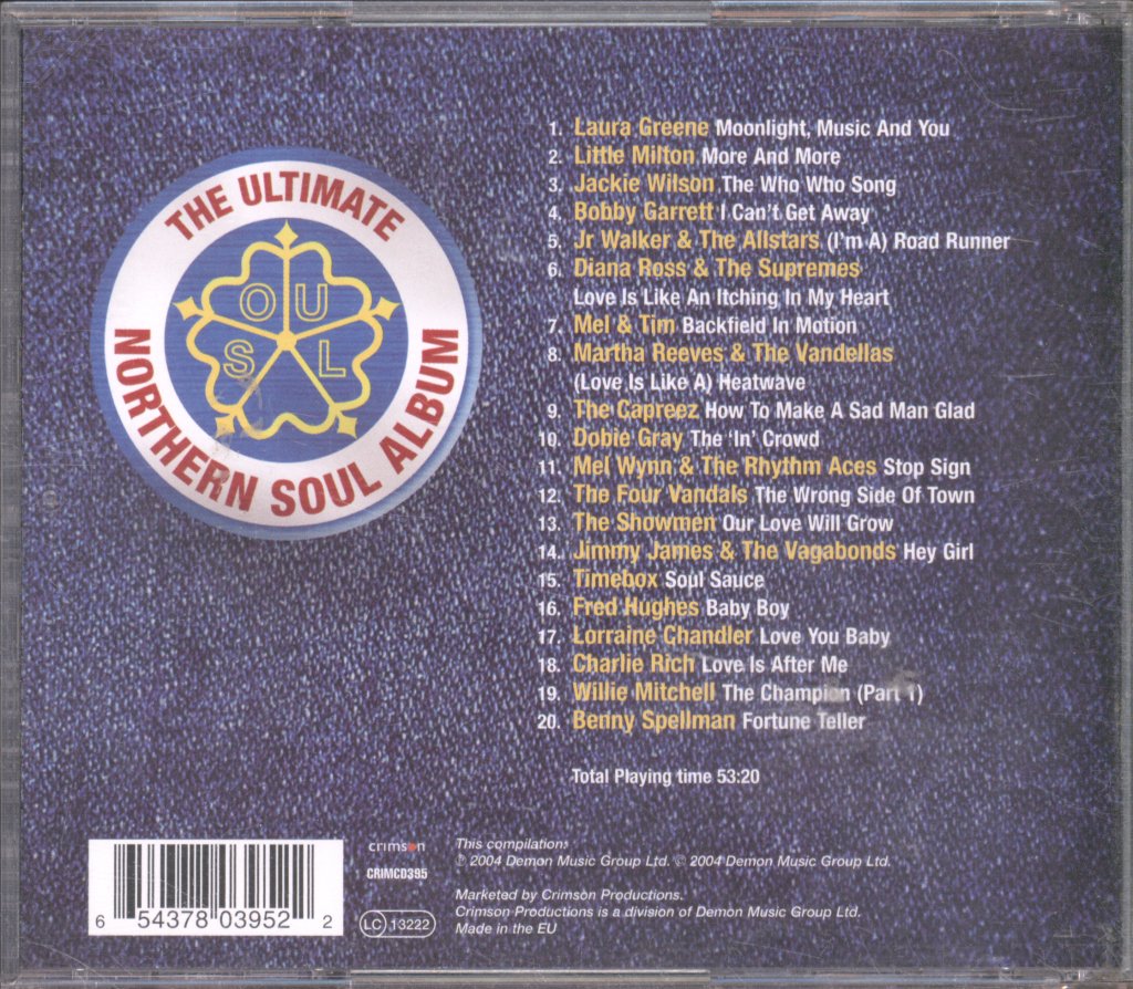 Various Artists - Ultimate Northern Soul Album - Cd