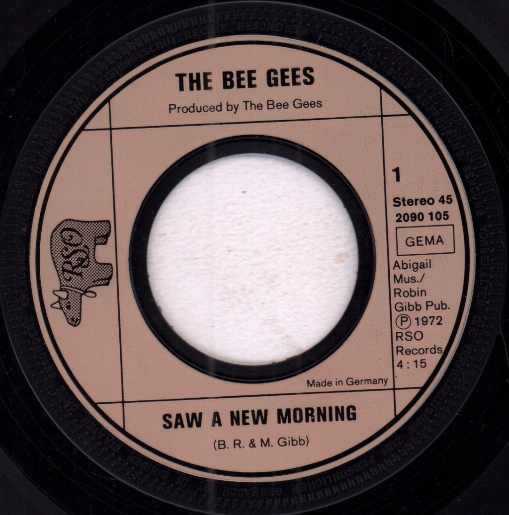 Bee Gees - Saw A New Morning - 7 Inch