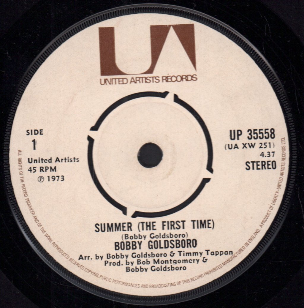 Bobby Goldsboro - Summer - 7 Inch
