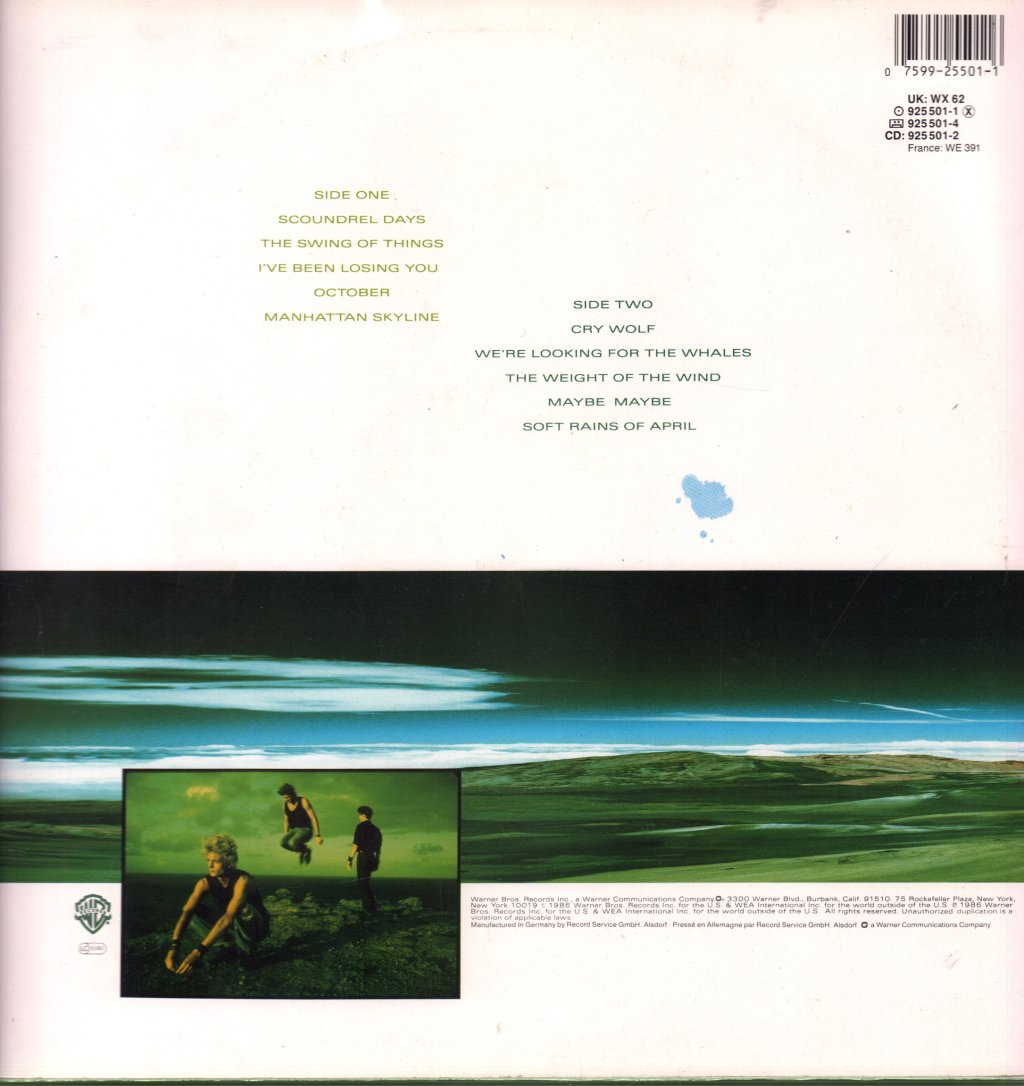 A-Ha - Scoundrel Days - Lp