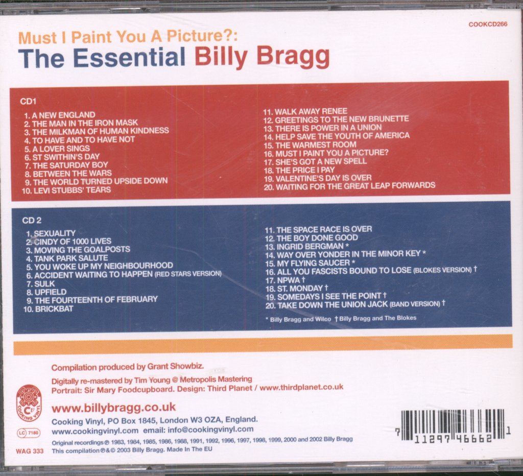 Billy Bragg - Must I Paint You A Picture?: The Essential Billy Bragg - Triple Cd