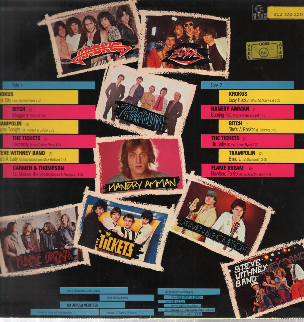 Various Artists - Rock Made In Switzerland - Lp