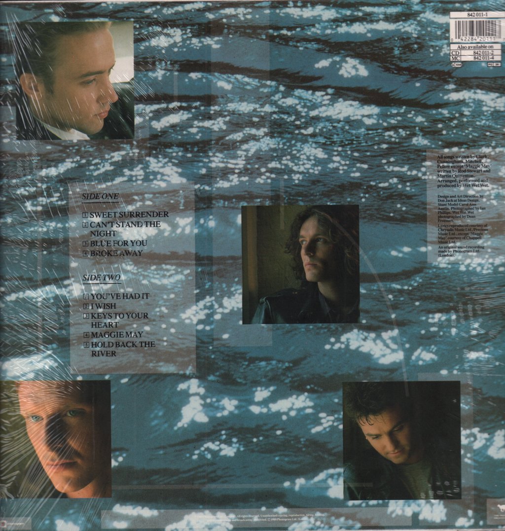 Wet Wet Wet - Holding Back The River - Lp