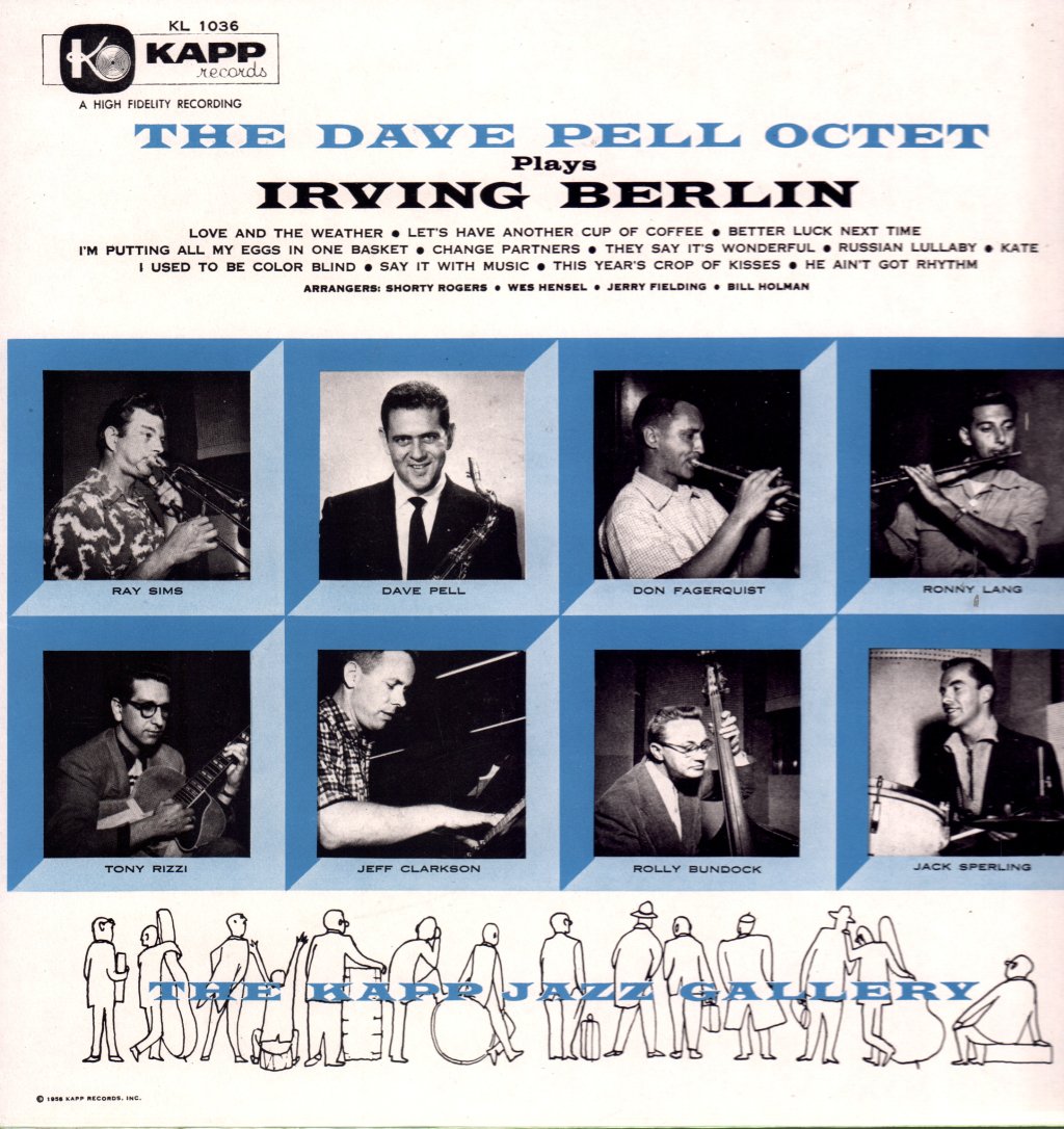 Dave Pell Octet - Plays Irving Berlin - Lp