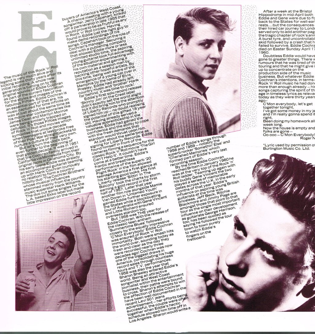 Eddie Cochran - C'mon Everybody - Lp