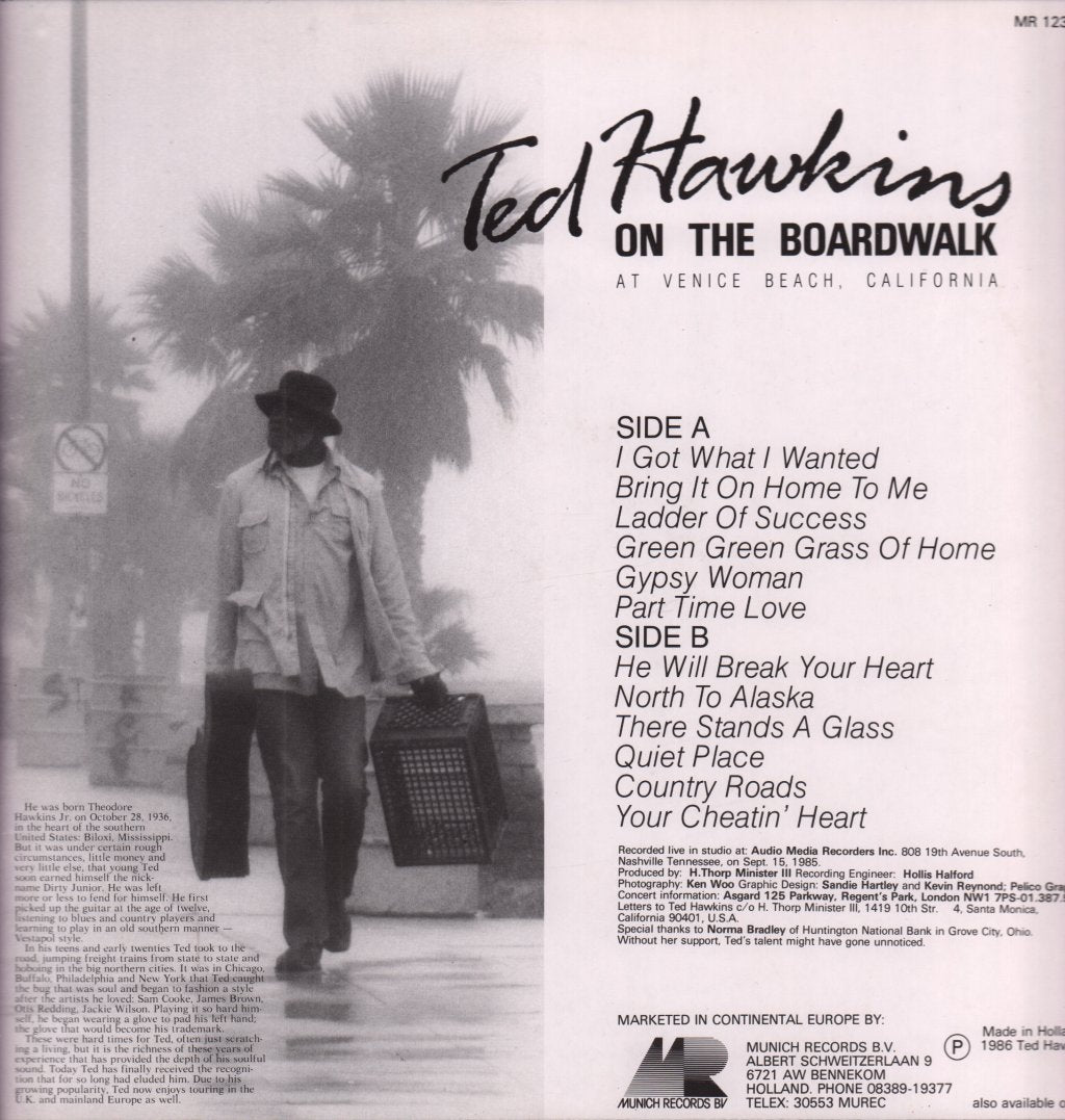 Ted Hawkins - On The Boardwalk At Venice Beach California - Lp