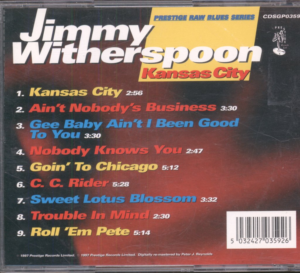 Jimmy Witherspoon - Kansas City - Cd