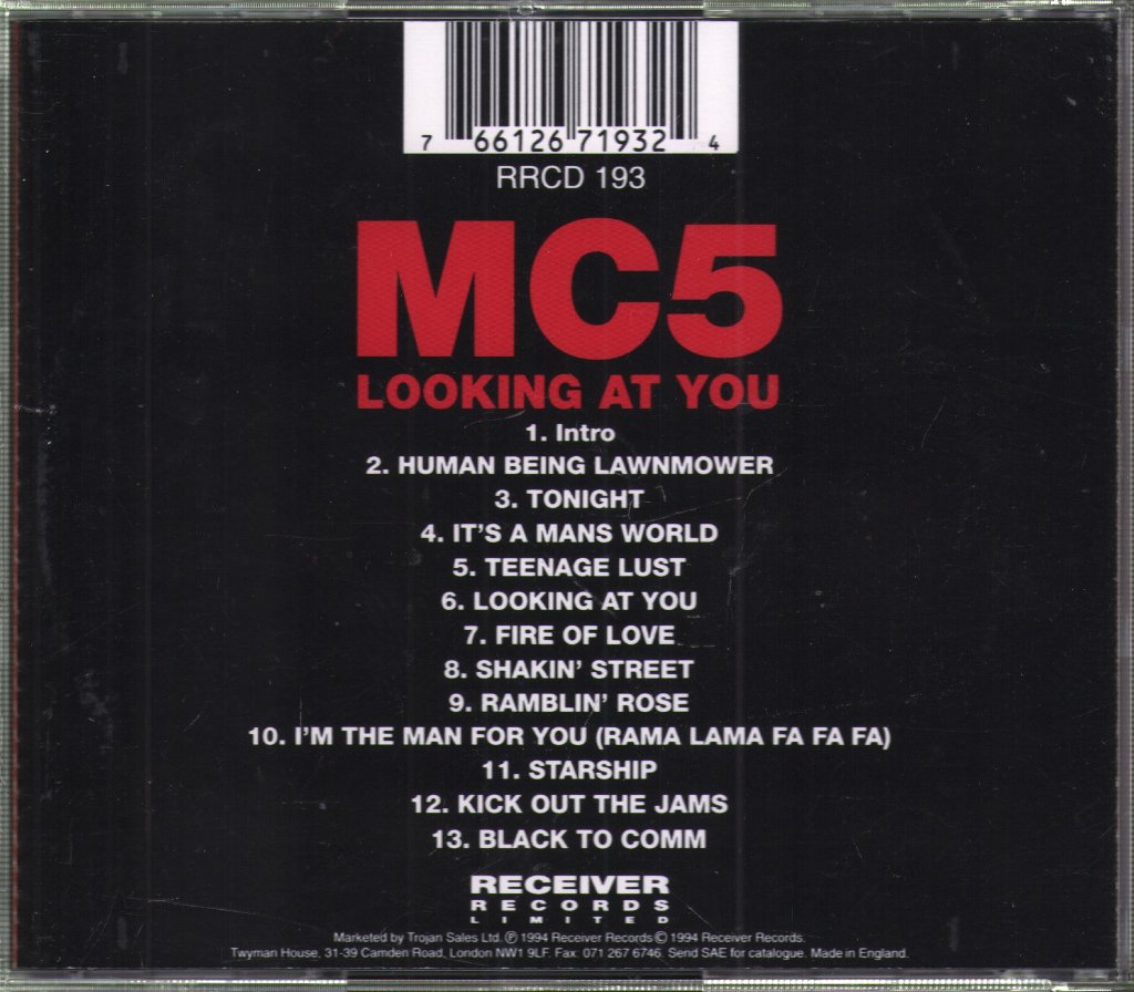 MC5 - Looking At You - Cd