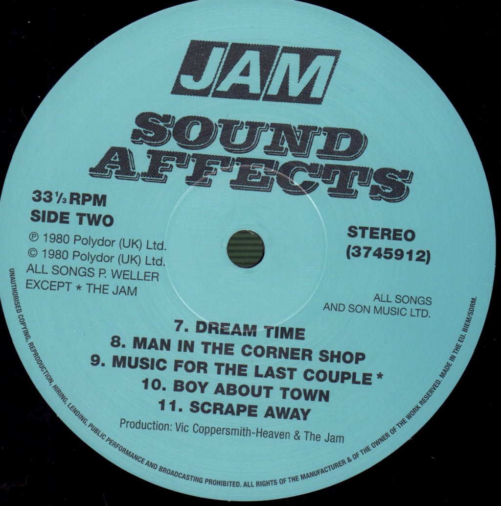 Jam - Sound Affects - Lp