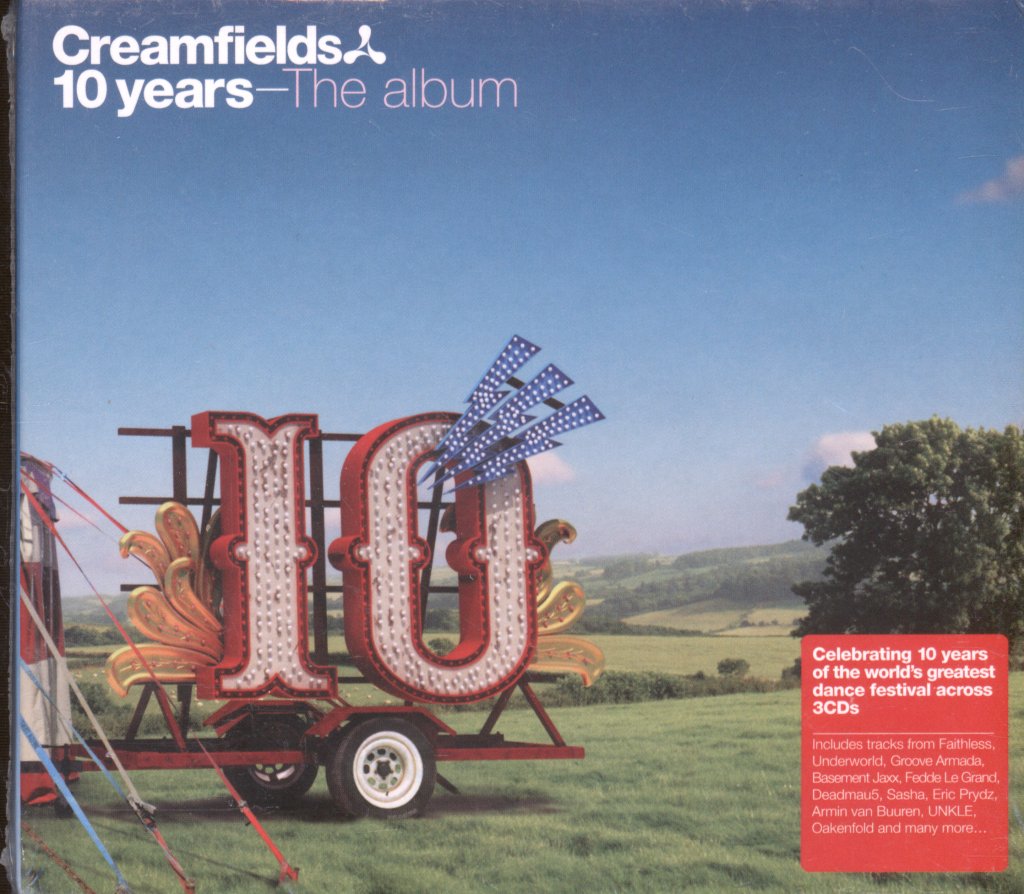 Various Artists - Creamfields 10 Years - The Album - Triple Cd