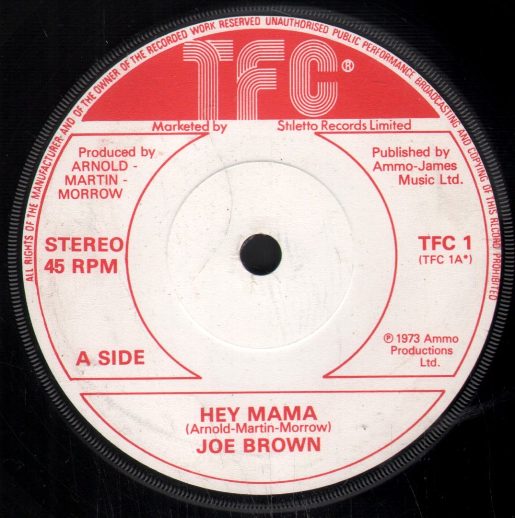 Joe Brown - Hey Mama - 7 Inch