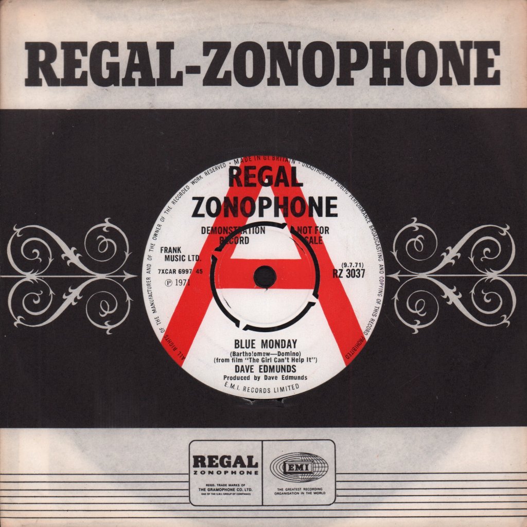 Dave Edmunds - Blue Monday - 7 Inch