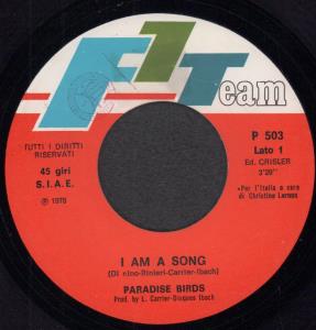 Paradise Birds - I Am A Song - 7 Inch