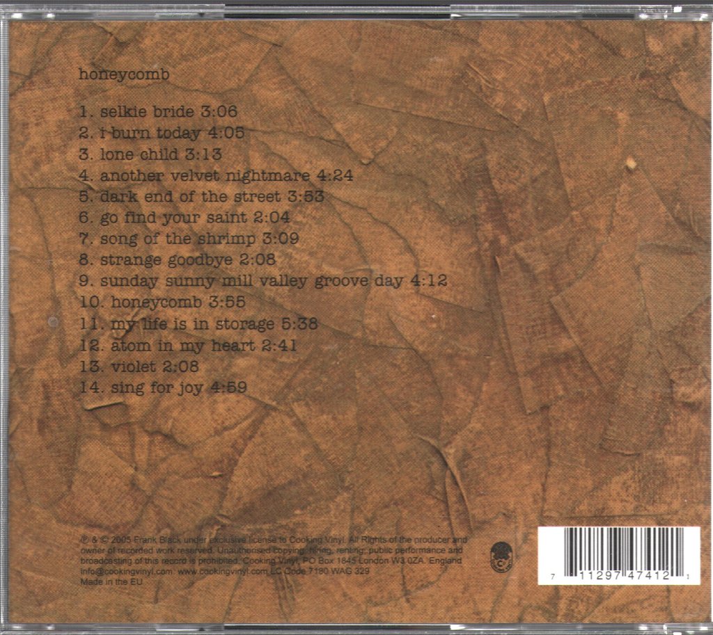 Frank Black - Honeycomb - Cd