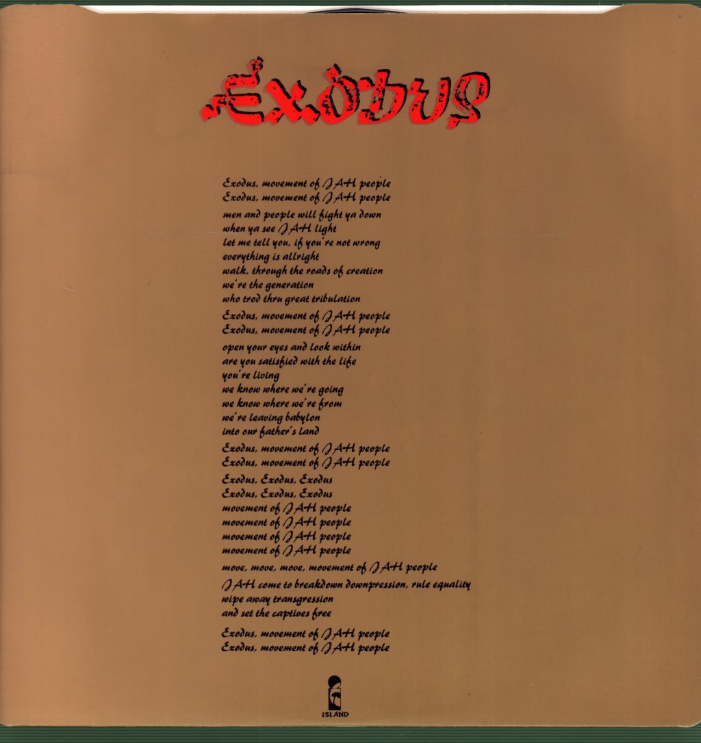 Bob Marley And The Wailers - Exodus - Lp