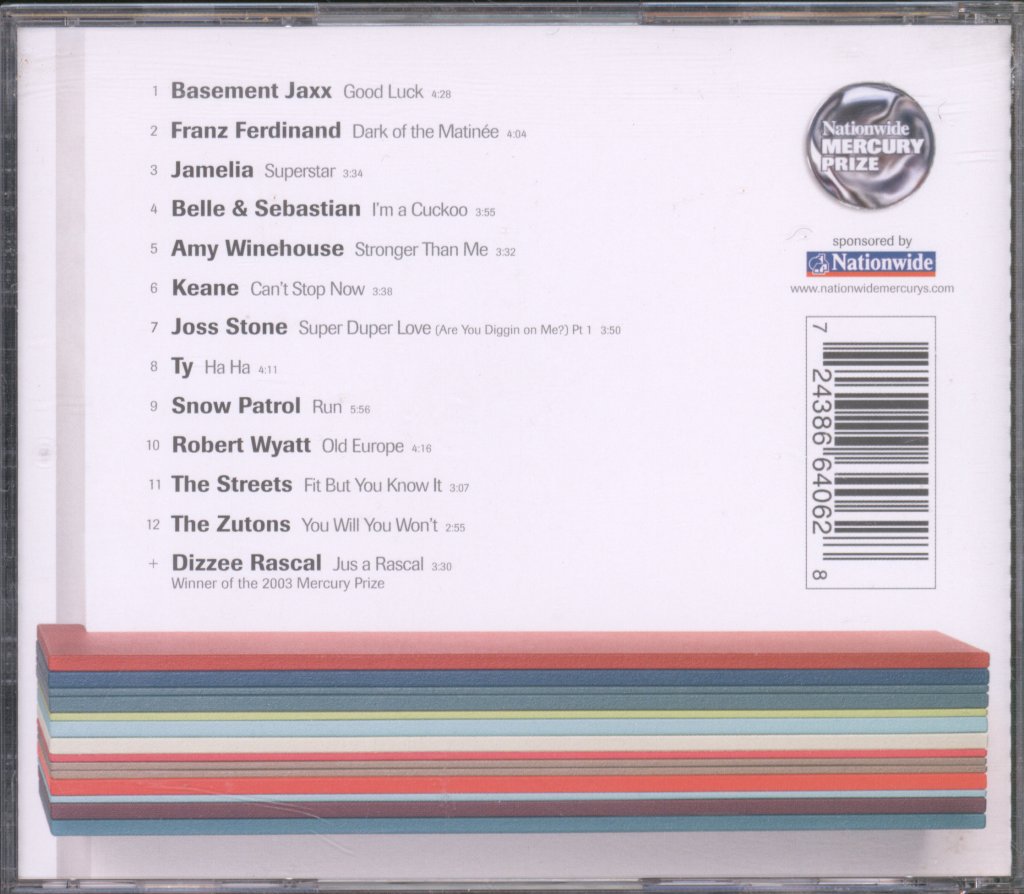 Various Artists - Nationwide Mercury Prize 2004 Album Of The Year - Cd