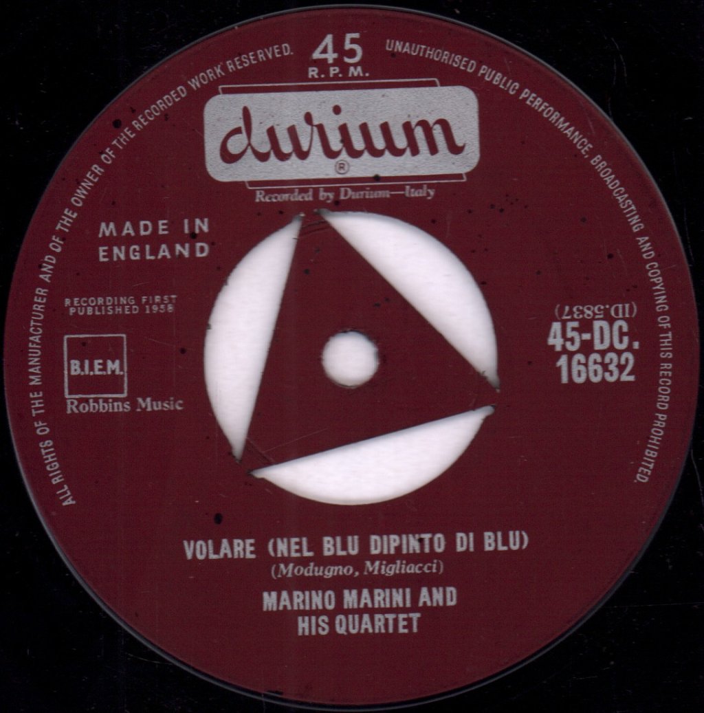 Marino Marini And His Quartet - Come Prima - 7 Inch