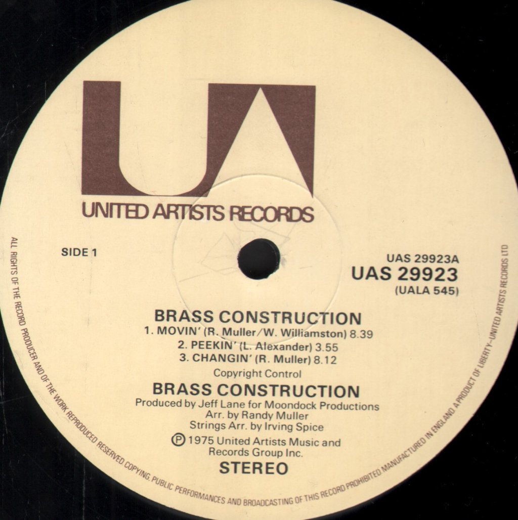 Brass Construction - Brass Construction - Lp