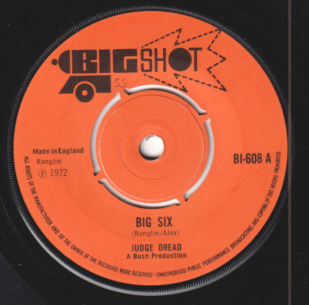 Judge Dread - Big Six - 7 Inch