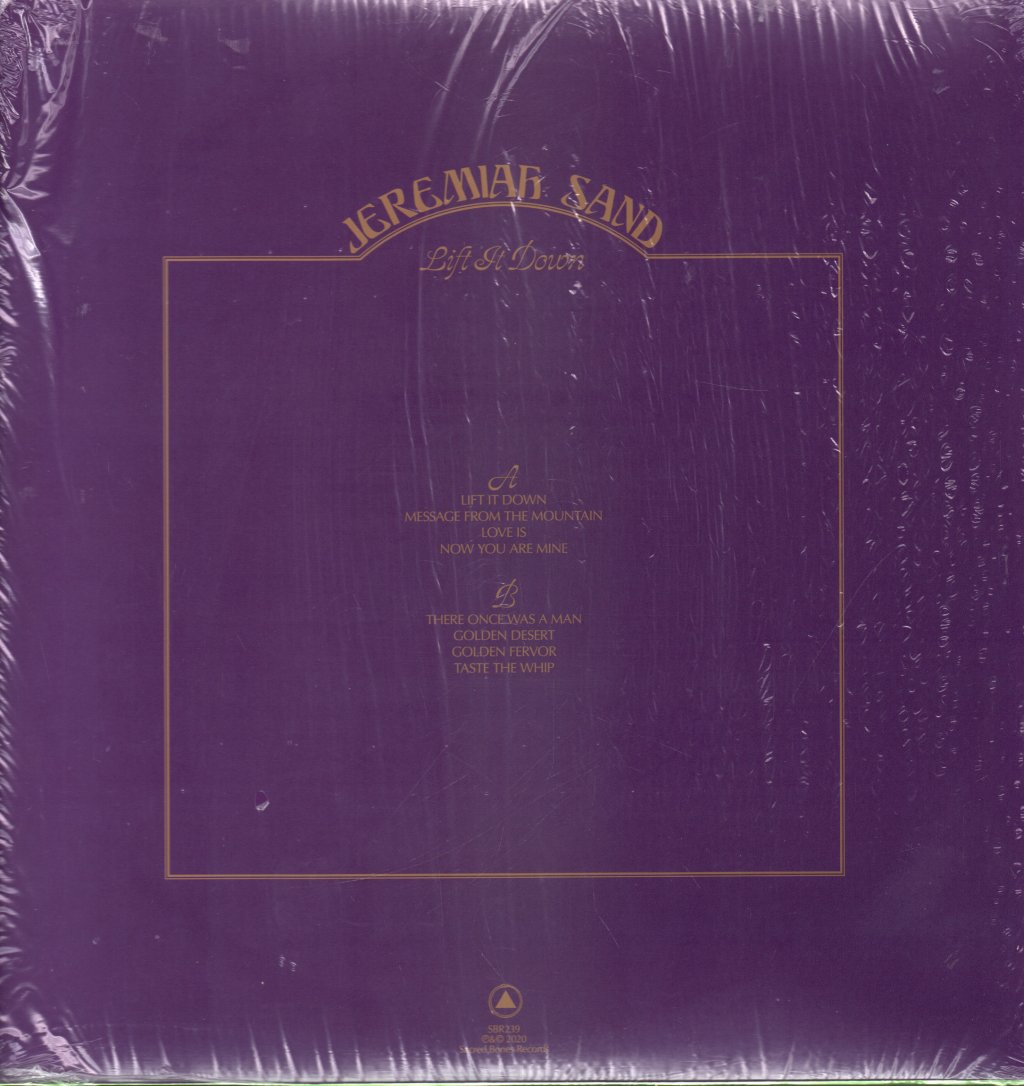 Jeremiah Sand - Lift It Down - Lp