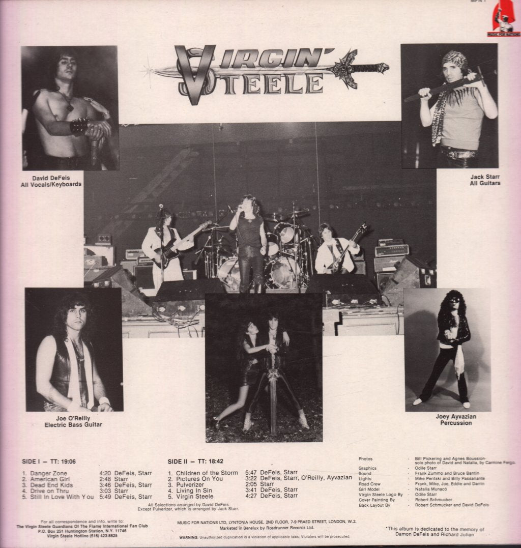 Virgin Steele - Virgin Steele - Lp
