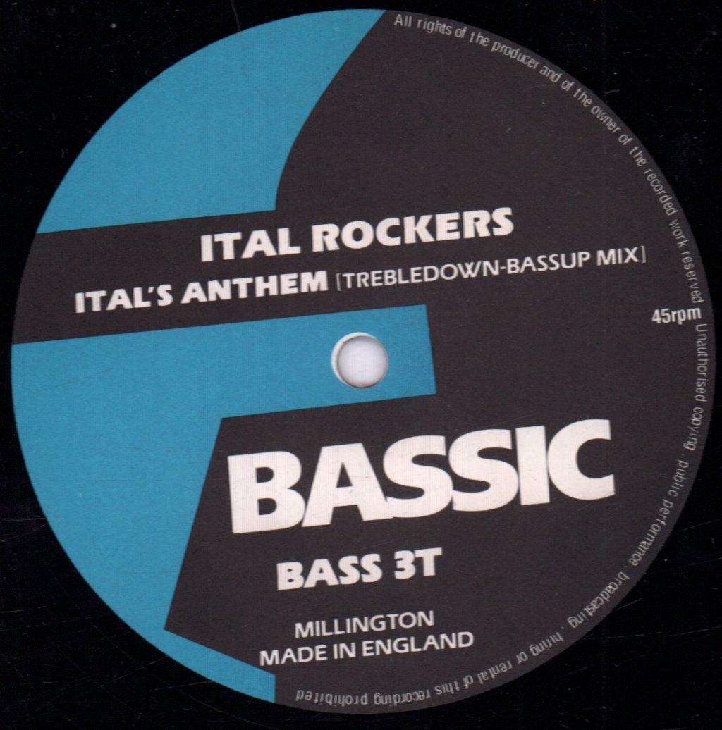 Ital Rockers - Ital's Anthem - 12 Inch