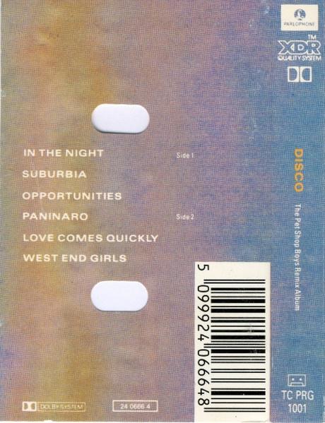 Pet Shop Boys - Disco - Cassette