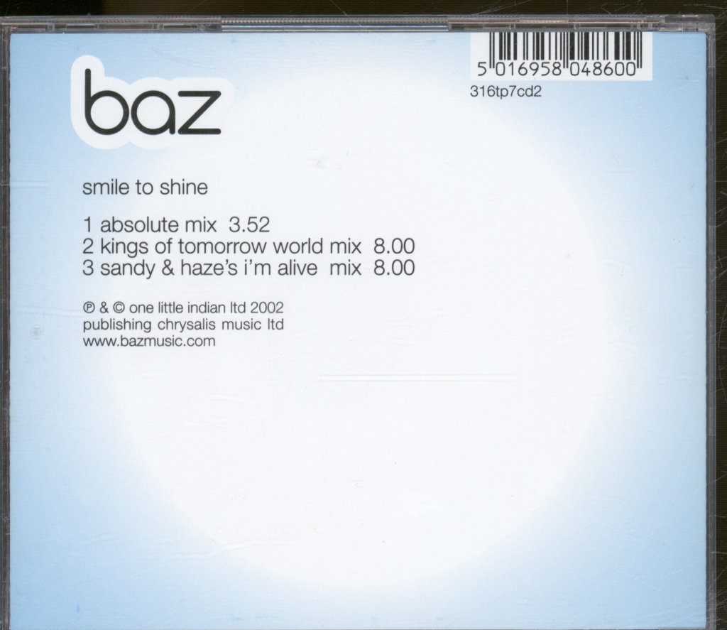 Baz - Smile To Shine - Cd
