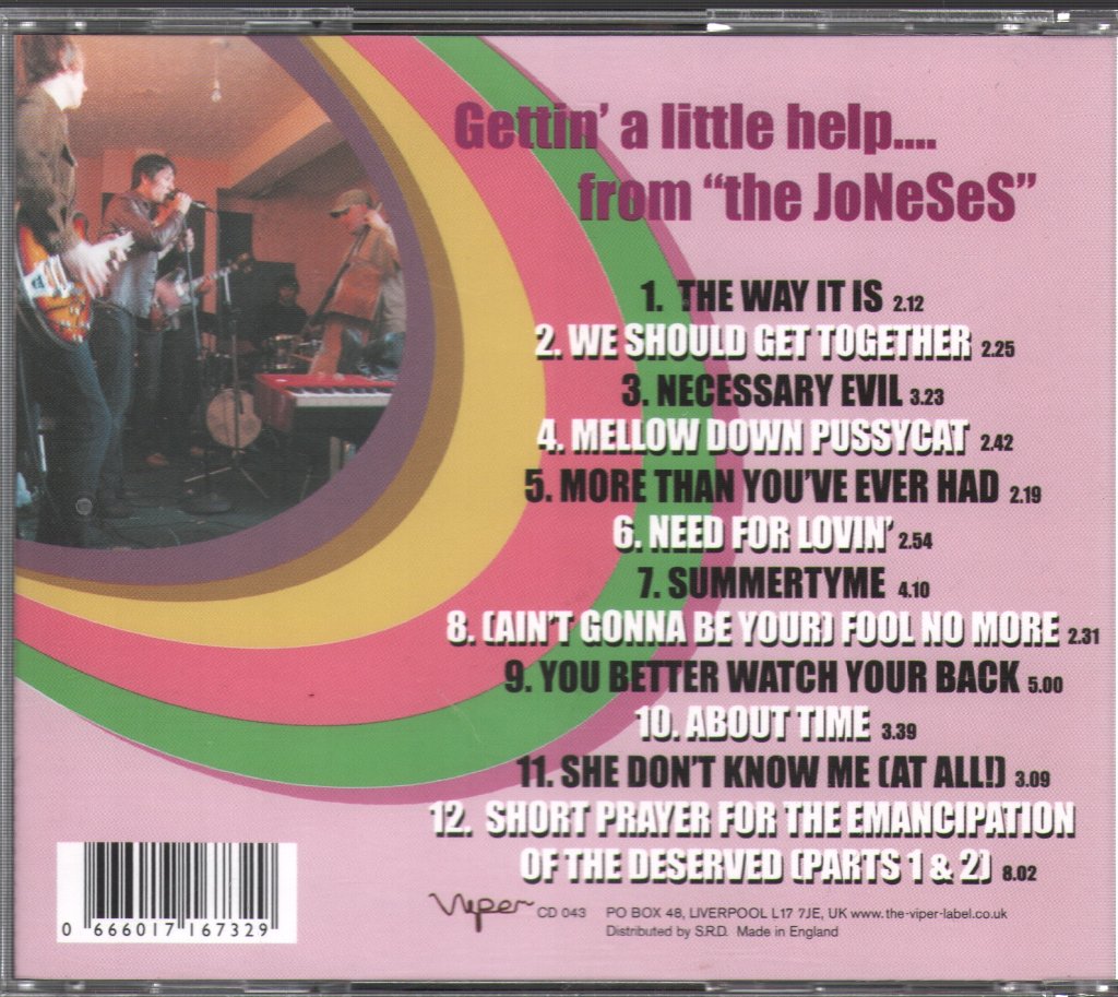 Edgar "Jones - Getting' A Little Help From The Joneses - Cd